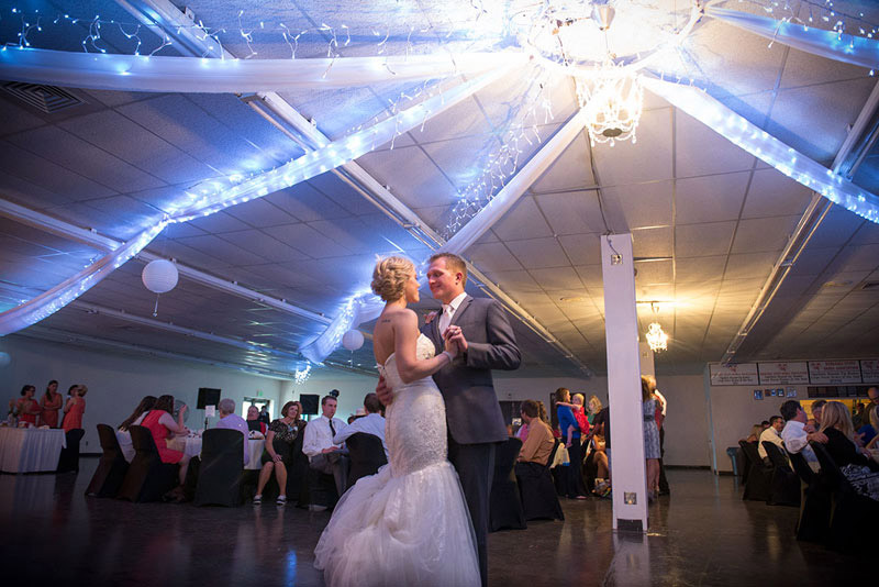 Jonna and John sharing their first dance